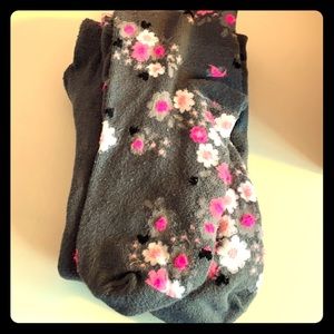 Floral Tights for Girls